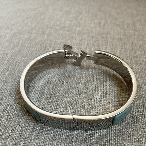 Hermes | Clic H Bracelet Size PM Palladium Hardware - Picture 9 of 14